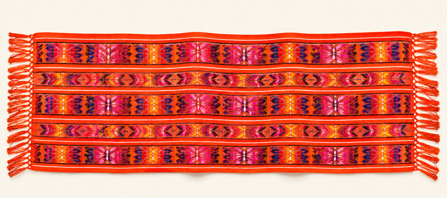 Handwoven Rebozo | Traditional Manteado & Womb-Care Shawl