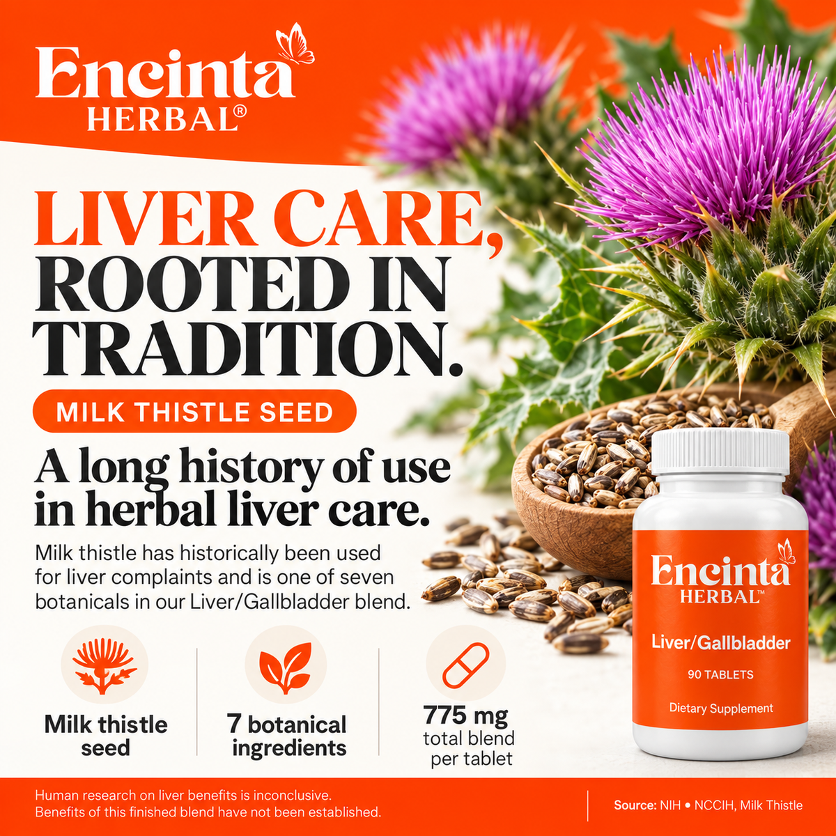 Liver & Gallbladder Herbal Support | 90 Tablets